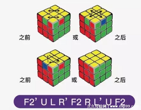 魔方还原最简单的方法图解上左下右公式说明