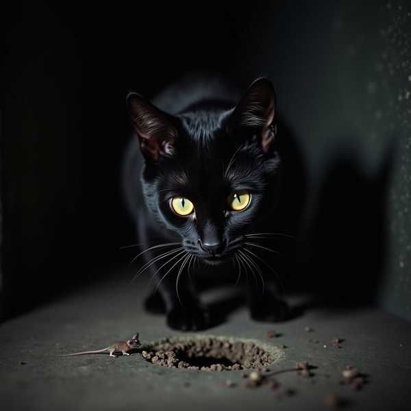 黑猫进屋是什么征兆，黑猫进屋的征兆与民间说法解析