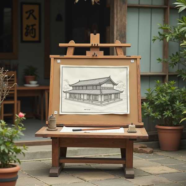古代的房子怎么画三年级上册简笔画视频，古代房屋绘画技法详解与步骤示范