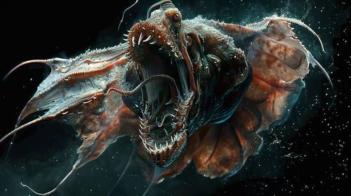 世界上最恐怖的鱼，深海魔影揭秘全球十大恐怖鱼类惊悚档案