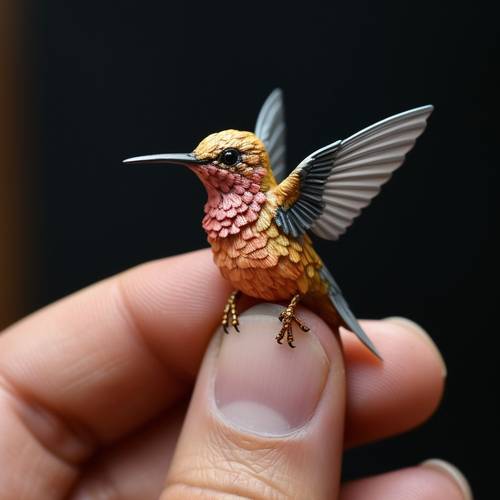 世界上最小的鸟，蜂鸟世界最小飞羽精灵的奇妙生命之旅