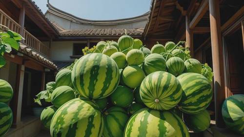 世界上最大的西瓜，巨型西瓜创纪录 重达数百斤震撼亮相